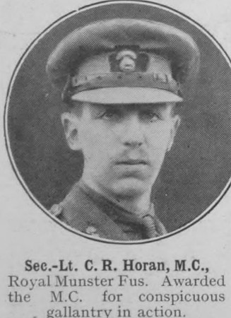 Horan C R 2nd Lt MC Royal Munster Fusiliers The War Illustrated Vol 9