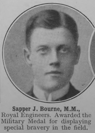 Bourne J Sapper MM Royal Engineers The War Illustrated Vol 9
