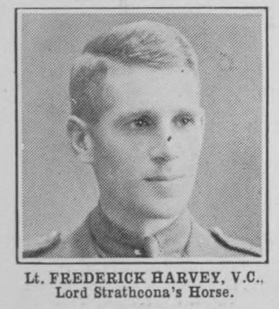 Harvey F Lt VC Lord Strathconas Horse The War Illustrated Vol 9