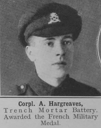 Hargreaves A Cpl French MM Trench Mortar Battery The War Illustrated Vol 9