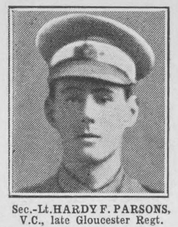 Parsons H F 2nd Lt VC Gloucestershire Regiment The War Illustrated Vol 9