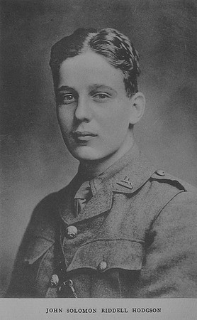 Hodgson J S R Lt 2nd Dorset Regiment
