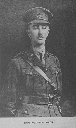 Birch E W Lt MC 4th West Riding Regiment Attd MGC