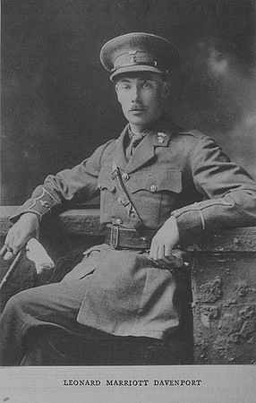 Davenport L M 2nd Lt 7th Royal Irish Fusiliers