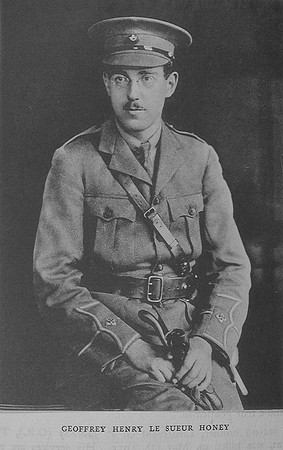 Le Seur-Honey G H 2nd Lt 17th Kings Royal Rifle Corps