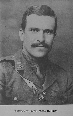 Hankey D W A 2nd Lt 1st Royal Warwickshire Regiment