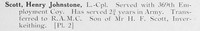 Scott H J LCpl Royal Army Medical Corps Photo Available Plate 2