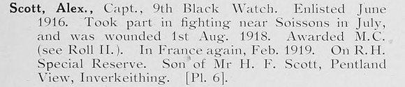 Scott A Captain 9th Black Watch Photo Available Plate 6