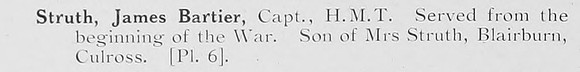 Struth J B Captain Photo Available Plate 6