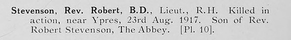 Stevenson R Lt Black Watch Photo Available Plate 10