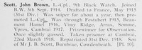 Scott J B LCpl 9th Black Watch Photo Available Plate 10