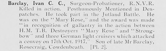 Barclay I C C Surg Prob RNVR Photo Available Plate 2