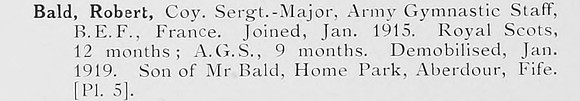 Bald R Coy Sergt Majot Army Gymnastics Staff Photo Available Plate 5
