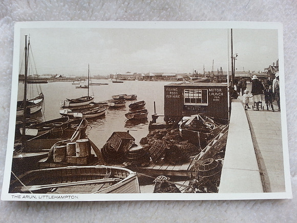 Original Postcard The Arun Littlehampton Sussex