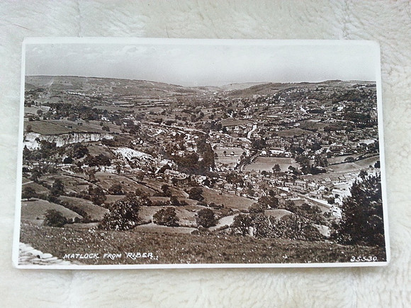 Original Postcard Matlock From Riber 1930s