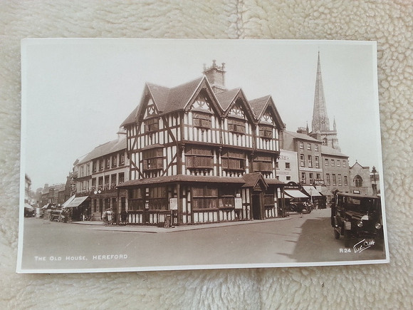 Original Postcard The Old House Hereford 1950s