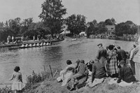 May Races From Ditton Corner Cambridge 1950s