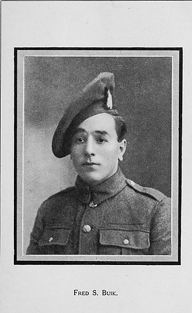 Buik F S Pte 27789 2nd Kings Own Scottish Borderers
