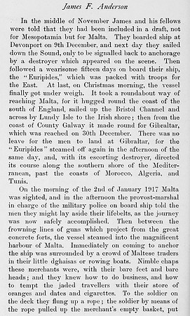 Anderson J F Pte 89270 Royal Army Medical Corps Obit Part 6