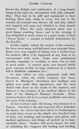 Cameron G Pte 95227 Royal Army Medical Corps Obit Part 9
