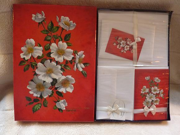 Pack Of Vintage Waverley Twin Set Of Notelets Stationery In Unopened Box
