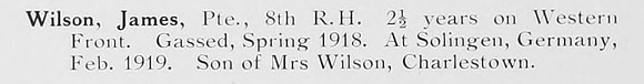 Wilson J Pte 8th Black Watch