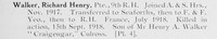 Walker R H Pte 9th Black Watch Photo Available Plate 4