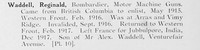 Waddell R Bmdr Motor Machine Gun Corps Photo Available Plate 10