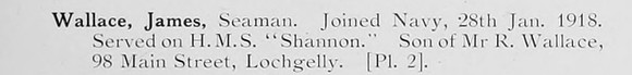 Wallace J Seaman HMS Shannon Royal Navy Photo Available Plate 2