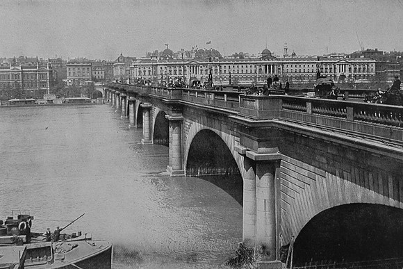 Waterloo Bridge And Somerset House c.1900