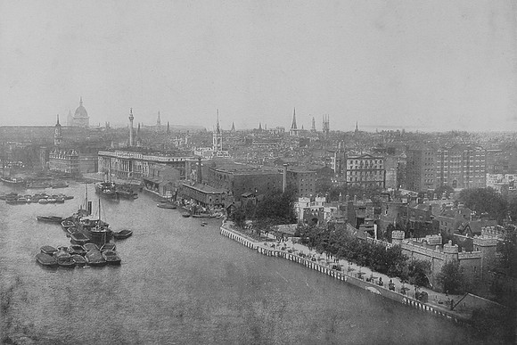 London Looking West From Tower Bridge