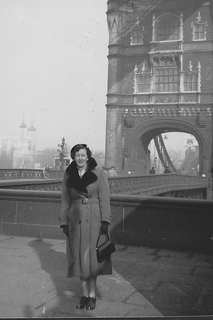 Tower Bridge And The Tower Of London 1955