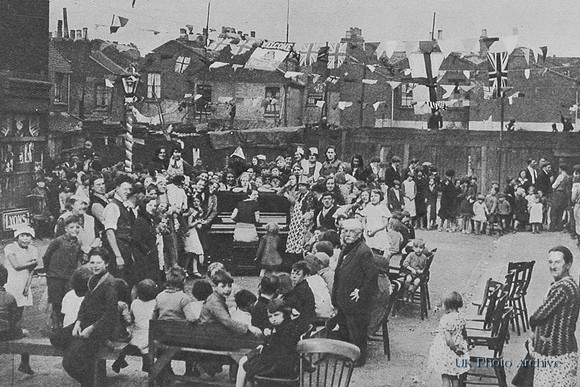 A Street Party In London For King George V Silver Jubilee May 1935