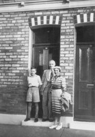 The Sturt Family Outside 10 Paxton Terrace Sunderland In The 1950s