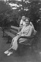 Newton Cowie Sturt With His Mother Stella Sturt (Nee Cowie) 1950s