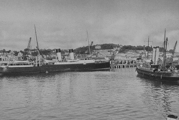 HMS Lorina At St Peter Port Guernsey 1920s