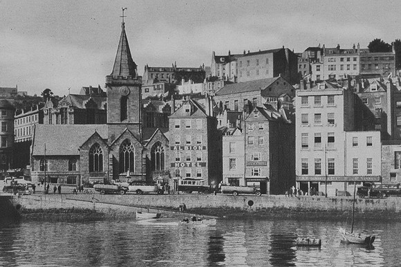 The Town Church And The Quay St Peter Port Guernsey 1920s