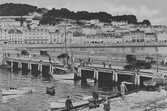 Glategny Esplanade From The Harbour St Peter Port Guernsey 1920s
