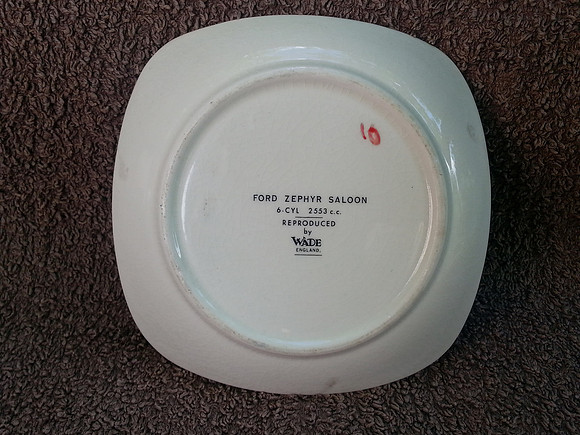 Wade 1960s Ford Zephyr Trinket Dish Back