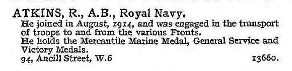 Atkins R AB Royal Navy