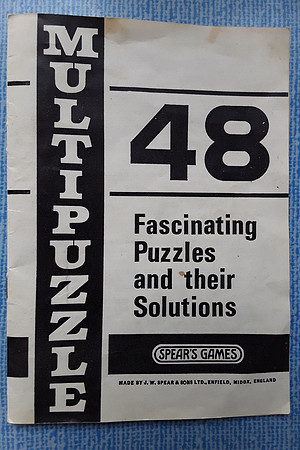 Spear’s Multipuzzle Game  1960s