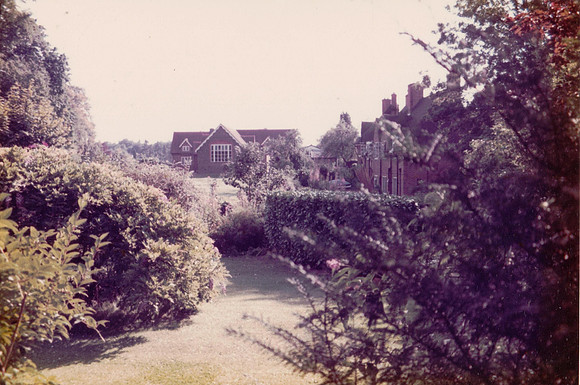St Giles C Of E Infant School And Howard's Close Taken From The Garden Of West Lodge 1990s