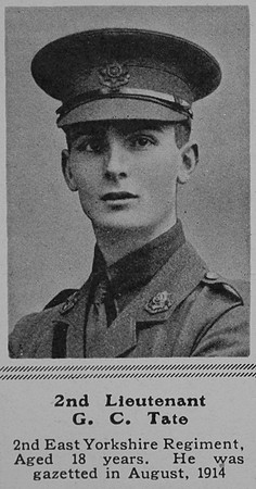 Tate G C 2nd Lt 2nd East Yorkshire Regiment The Sphere 15th May 1915