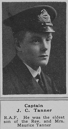 Tanner J C Captain RNAS The Sphere 31st Aug 1918