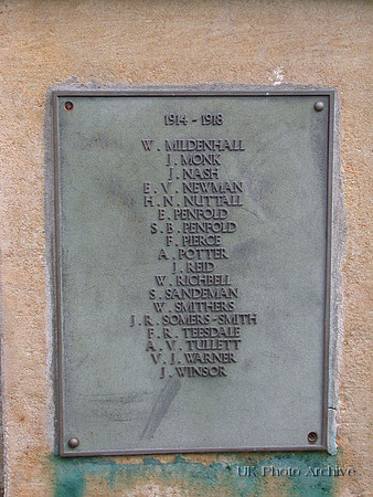Walton On The Hill War Memorial