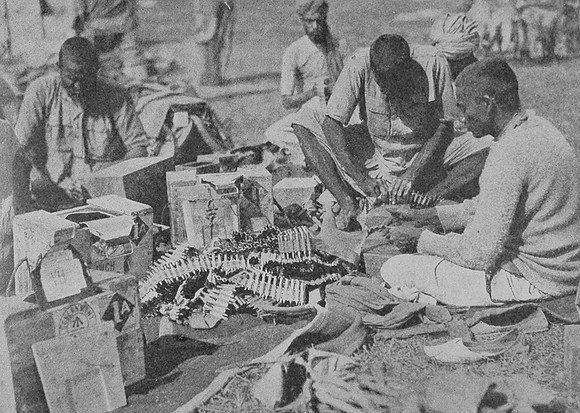 Filling Belts With Cartridges For Machine Guns