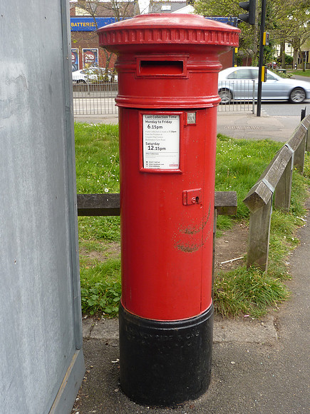 Victorian Anonymous Pillar Box Throwley Way Sutton Surrey
