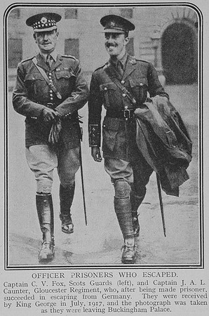 Caunter J A L Captain Gloucestershire Regiment The Great War Vol 11