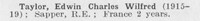 Taylor E C W Sapper Royal Engineers LCC Staff Sewerage And Drainage
