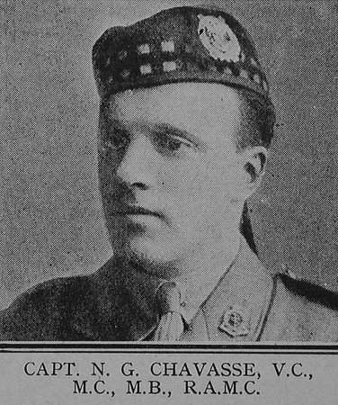Chavasse N G  Captain  VC + Bar MC Royal Army Medical Corps The Great War Vol 11